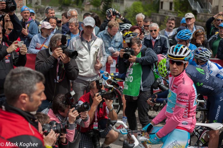 There is no shortage of attention for the classification leaders at the start of stage 11.