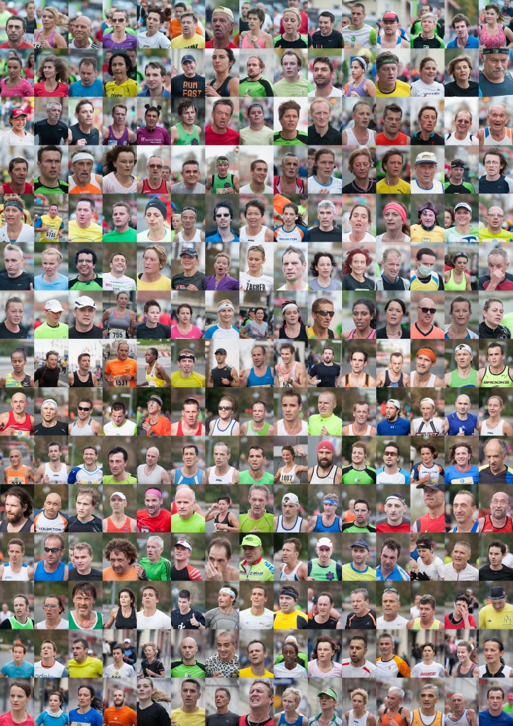 marathon faces