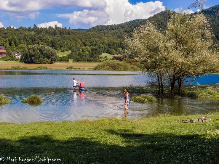 Jezero near Ljubljana Tuesday 15 July.