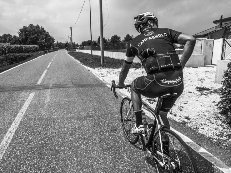 I think Andrea has the best job in the world. He promotes Emilia-Romagna by riding his bike with people. And how hard can that promoting be, this countryside promotes itself.