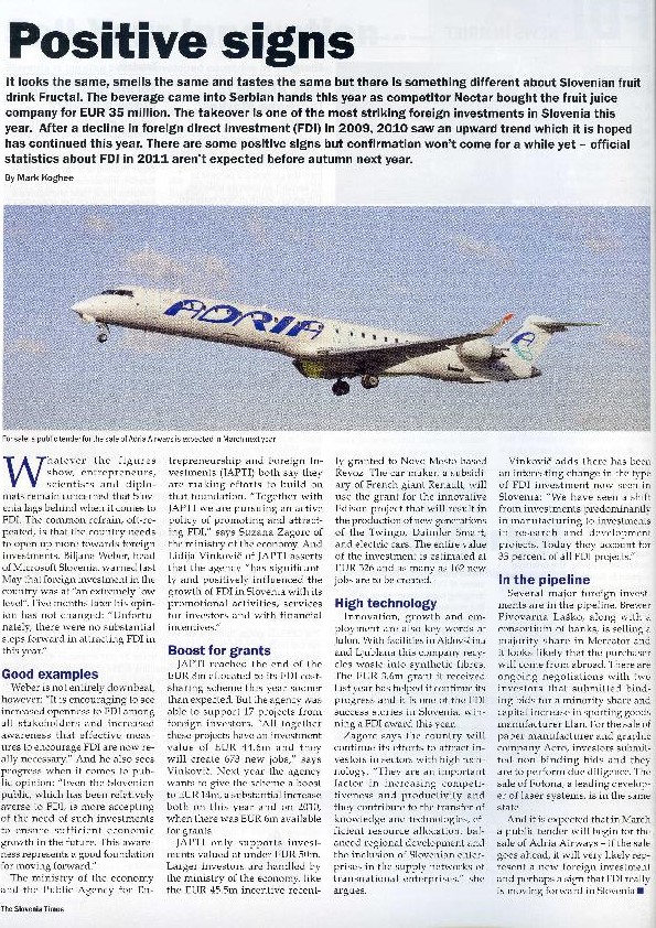 The Slovenia Times, Autumn 2011